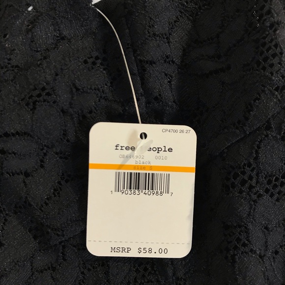 NWT Intimately Free People Black Lace Bodysuit - Picture 8 of 10